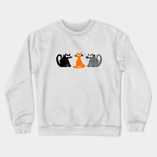 Watch Cats Crewneck Sweatshirt